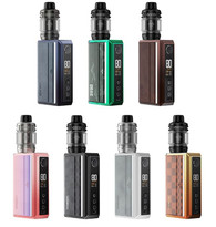 The VooPoo Drag 5 Kit is a high-power vape system designed for experienced users and cloud chasers. It features the GENE.TT 2.0 chipset, a durable zinc-alloy and leather body, and is known for its excellent performance and customization options. 
Kit components
Drag 5 Mod: The centerpiece of the kit, a dual-18650 battery box mod with a 5–177W output range.
UFORCE-X Tank (PnP X): A 5.5mL capacity, top-airflow sub-ohm tank that uses VooPoo's PnP X coils.
PnP X Coils: The kit includes a 0.15Ω and a 0.3Ω coil, designed for flavor, vapor production, and longevity.
Spare Parts: The package also comes with a spare glass container, a silicone rubber pack, and a USB-C charging cable. 
Key features
GENE.TT 2.0 Chipset: This advanced chip enables multiple vaping modes, including Smart, RBA, ECO, and TC (Temperature Control).
Dual 18650 Batteries: The mod is powered by two external 18650 batteries (sold separately), allowing for extended use and high power output.
Ergonomic and Durable Design: The zinc-alloy and leather construction gives it a premium feel and durability. It also has a unique C-frame magnetic battery cover for easy battery replacement.
Customization and Display: A 0.96" TFT color screen and intuitive menu let you adjust settings. The interface colors are also adjustable, and there's an optional "flame animation".
3-in-1 Lock Switch: A multi-function switch can lock the entire device, the power settings, or act as an on/off button.
Top-Airflow Tank: The UFORCE-X tank is designed with dual top airflow intakes to prevent leaks and maximize flavor