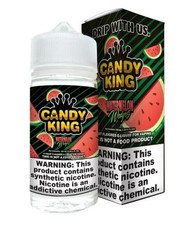 Candy King - Watermelon Wedges - 100ML - 70/30 VG/PG - Consists of watermelon flavor, a dash of sourness, and a concluding sweet flavor that accurately replicates the taste of your favorite sour watermelon candy.