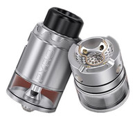 Activate a smooth airflow and a full taste with the Vandy Vape Pyro V4 RDTA. This innovative piece features a durable stainless steel design with a roomy 5mL deep juice well, a postless build deck and a unique leak-free side fill system. An adjustable honeycomb airflow system and a design that allows for a single or dual coil configuration gives you endless opportunities to perfect your vaping experience.