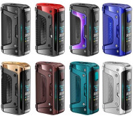 GeekVape Aegis Legend 5 Box Mod 200W marks a significant upgrade in the renowned Aegis series, combining high-end performance with durability trusted by professionals. With a 200W max output, ultra-fast AS 4.0 chipset, and full IP68 tri-proof protection, this device is engineered for serious vapers who want power, precision, and full control. Fitted with a stunning 1.08-inch TFT display, the Legend 5 continues to lead the field in rugged design and cutting-edge technology. Whether you’re into high-VG e-liquids, cloud chasing, or pushing mesh coils to the limit, this dual-18650 mod offers consistent performance with a wide range of customisation.
Working Mode: ECO/SMART/NORMAL/CUSTOM/TC
Output Power: 5~200W
Maximum Output Current: 45A
Maximum Output Voltage: 12V
Charging Port: Type-C
Supported Resistance of Mod: 0.1~2Ω
Battery Specification: 7.4V, External Double Battery 18650(not included)
Display Screen: 1.08 Inch, TFT Color Screen
Operating Temperature: 0~45℃
Storage Temperature: -20~60℃
Relative Humidity: 45~75%RH
Cooling Mode: Natural Cooling

Features
--200W Max Output
-AS Chip 4.0: Stable buck-boost chipset with 0.01 second firing speed
-1.08” Full-Colour TFT Display: With dynamic lighting feedback
-Multiple Vaping Modes: Smart, Power, Eco, Boost, TC, and Memory modes
-IP68 Rated: Water, dust, and shock resistance for extreme use
-Dual 18650 Batteries Required: External batteries not included
-A-Lock Safety Switch: Prevents accidental firing