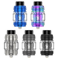 The Geekvape Z Fli 2 is a high-performance sub-ohm tank known for its leakproof top airflow, generous 5.5 mL e-liquid capacity, and convenient flip-top refilling system. It is an upgraded version of the original Z Fli tank, with a tighter flip-top cap for added security. 
Key features
Upgraded top-fill system: The spring-loaded flip-top cap allows for easy, one-handed refilling. You simply slide the top cap forward to access the filling ports.
Leakproof design: Continuing the tradition of the Zeus series, the Z Fli 2 uses a top-down airflow design. This structure funnels air from the top, over the coils, and up through the drip tip, which effectively prevents leaks.
Capacity: It features a large 5.5 mL e-liquid capacity, allowing for longer vaping sessions before needing to be refilled.
Airflow: The precise, adjustable top airflow control lets you customize your draw, from a restricted to a wide-open direct-to-lung (DTL) hit.
Coil compatibility: The tank is compatible with the popular Geekvape Z Series Coils, including the Z XM coils, which are designed for longer-lasting performance.
Design and build: The tank is built with a durable stainless steel construction and features a bold, Damascus-inspired steel finish.
Drip tip: It includes a wide-bore 810 drip tip for comfortable and satisfying DTL vaping