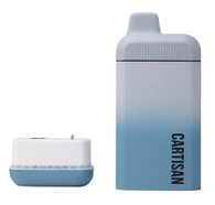 Check out the Cartisan Veil Bar Flow 510 Battery, offering a 650mAh battery, Flow mode to automate inhalation, and accepts 2G cartridges up to 14mm diameter. Constructed in the discreet disposable shape, the Cartisan Veil Bar Flow hides the 510 cartridge within the body of the vape, concealing the 510 from view of nosy folks. Equipped with a Flow mode, the Veil Bar Flow utilizes a micro-fan to mimic your draw, automating inhalation for consistent and worry-free session.

CARTISAN VEIL BAR FLOW 510 BATTERY FEATURES:
• DIMENSIONS: 99.3mm by 42.3mm by 20.4mm
• BATTERY CAPACITY: 650mAh
• VOLTAGE RANGE: 1.8V | 2.4V | 2.8V | 3.4V | 3.8V
• CHASSIS MATERIAL: PC + ABS
• CART SIZE: Up to 2G (14mm Diameter)
• OPERATION: Button | Auto Draw | Flow Mode
• OUTPUT: Variable Voltage
• PREHEATING: No
• CONNECTION: Threaded 510
• CHARGING: USB Type-C
• Flow Mode - Automated Inhalation
• LED Lighting Indicators

INCLUDES:
• 1 Cartisan Veil Bar Flow 510 Battery

AVAILABLE OPTIONS:
• Obsidian
• Ocean Depths
• Sky
• Zenith