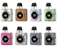 Check out the Vaporesso XROS 5 Nano, featuring an improved 1600mAh battery, 3mL pod capacity, 1.09" Touch Screen, and 29 different user themes to match your mood.

VAPORESSO XROS 5 NANO 30W POD SYSTEM FEATURES:
• DIMENSIONS: 80.1mm by 54.3mm by 22.2mm
• BATTERY CAPACITY: 1600mAh
• BATTERY CONFIGURATION: Integrated Rechargeable
• WATTAGE RANGE: 1-30W
• RESISTANCE RANGE: 0.4ohm | 0.6ohm | 0.8ohm
• DISPLAY SCREEN: 1.09" Touch Screen
• OPERATION: Draw-Activated
• OUTPUT: Adjustable Wattage
• CHARGING: USB Type-C
• POD CONNECTION: Magnetic
• POD CAPACITY: 3mL
• POD MATERIAL: PCTG
• POD SUPPORT: XROS Pods
• FILL SYSTEM: Top-Fill
• AIRFLOW: Adjustable Switch

INCLUDES:
• 1 Vaporesso XROS 5 Nano
• 1 Vaporesso XROS 5 Nano Battery
• 1 0.6ohm Mesh Pod
• 1 0.8ohm Mesh Pod
• 1 Type-C Cable
• 1 User Manual
• 1 Warranty Card
• 1 Reminder Card
• 1 Lanyard

AVAILABLE OPTIONS:
• Black Satin
• Blue Leatherette
• Color Burst
• Damascus Pink
• Damascus Silver
• Nacre
• Orange Leatherette
• Yellow Satin