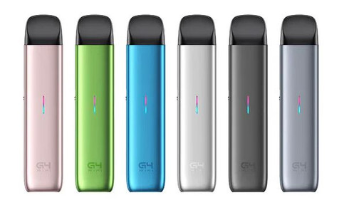 Shop the Uwell Caliburn G4 Mini Pod System, offering an 1100mAh battery, 5-35W range, and a dual airflow system via pod orientation and adjustment slider.

UWELL CALIBURN G4 MINI 35W POD SYSTEM FEATURES:
• DIMENSIONS: 112.7mm by 24.1mm by 14mm
• BATTERY CAPACITY: 1100mAh
• BATTERY CONFIGURATION: Integrated Rechargeable
• WATTAGE RANGE: 5-35W
• CHASSIS MATERIAL: PC + PCTG
• OPERATION: Draw-Activated
• OUTPUT: Variable Voltage
• CHARGING: USB Type-C
• POD CONNECTION: Magnetic
• POD CAPACITY: 3mL
• POD MATERIAL: PCTG
• FILL SYSTEM: Side-Fill
• COIL INSTALLATION: Integrated
• AIRFLOW: Side + Cartridge Orientation

INCLUDES:
• 1 Caliburn G4 Mini
• 1 0.6ohm Caliburn GPP Pods
• 1 User Manual

AVAILABLE OPTIONS:
• Bright Pink
• Champagne Gold
• Coast Gold
• Dusty Indigo
• Grass Green
• Lake Blue
• Light Silver
• Night Black
• Paddy Green
• Peafowl Emerald
• Phoenix Purple
• Slate Grey