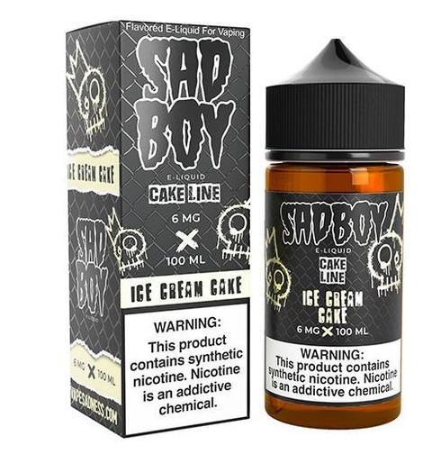 Rich vanilla ice cream with soft, fluffy cake crumbs, delivering a creamy, sweet experience.