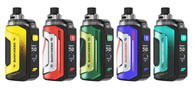 The Geekvape Aegis Hero 5 is a rugged, pocket-friendly pod mod featuring a 2000mAh battery, 50W max output, and a massive 6.5mL e-liquid capacity. It features an A-Lock to prevent accidental firing, adjustable top airflow, and utilizes newly upgraded B-Series coils for a longer lifespan and better flavor.

Key SpecificationsBattery: 2000mAh integrated (Type-C 5V/2A fast charging)Wattage Range: 5W - 50WPod Capacity: 6.5mL with top-fill systemCoil Compatibility: Geekvape B Series Boost Coils (0.2ohm to 1.2ohm)Airflow: Dual slotted top airflow (supports both MTL and DTL)Build: Shockproof, rugged zinc-alloy, and leather chassis

What's in the Box1 x Aegis Hero 5 Device1 x Aegis Hero Cartridge (6.5mL)1 x B Series 0.4 ohm Coil (Pre-installed)1 x B Series 0.2 ohm Coil (Spare)1 x USB Type-C Cable
