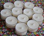 Soy Tealights (one dozen unscented)