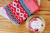 Twilight Foot Balm, Rose Overnight Foot Balm, with very cool socks included