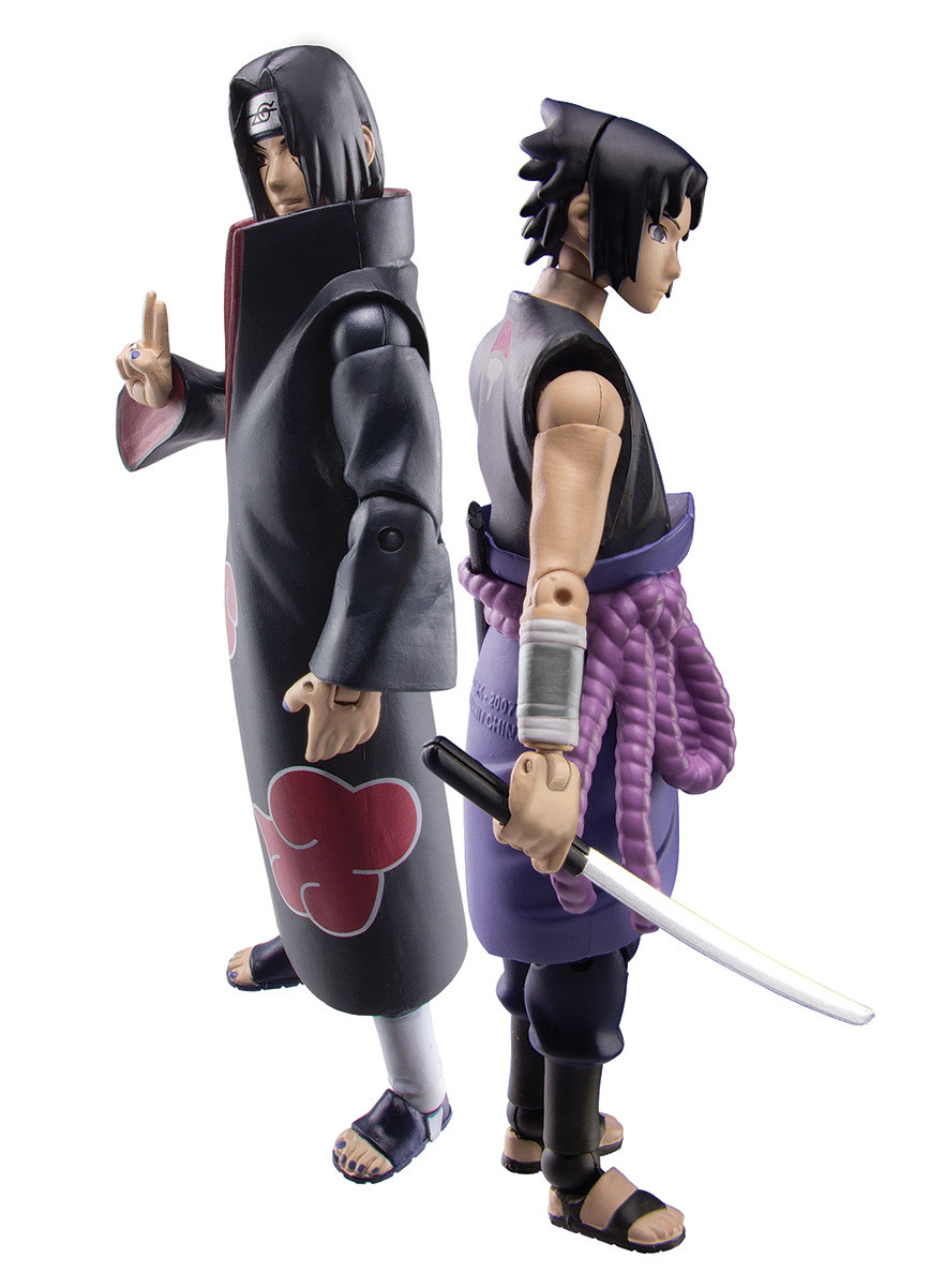 Naruto Shippuden Exclusive Two Pack Set Sasuke Vs Itachi Toynami Shop
