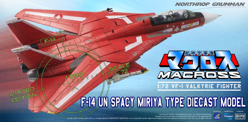 Macross Calibre Wings 1 72 F 14 Un Spacy Milia Type Toynami Shop