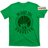 No Sleep Till Brooklyn New York NYC IRISH GREEN Beastie Boys T Shirt