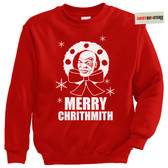 Merry Chrithmith Mike Tyson Tacky Ugly Christmas Sweater Sweatshirt