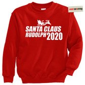 Santa Claus Rudolph the Red Nosed Reindeer Tacky Sweatshirt