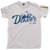 Mile High City of Denver Colorado CO Rocky Mountains mtns tee t shirt