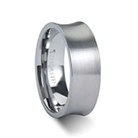 concave tungsten rings