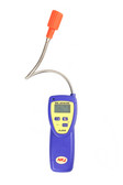 Professional Combustible Gas Detector, Natural and LPG, Rechargeable, long Goose Neck, LCD