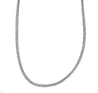 Stainless Steel 
 Round Link 
 Chain Necklace 
 Weight: 9.0 grams 
 Approx. Width: 4mm
 Length: 21.5 Inches
