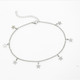 Stainless Steel Star Dangling Anklet
Length: 9.5" + 2" Extension
Metal Material: Stainless Steel 316L