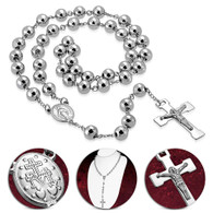 316l LARGE STAINLESS STEEL ROSARY

SOLID STAINLESS STEEL 30'