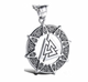 Stainless Steel Celtic Viking Valknut Pendant Norse Warrior Odin Symbol Amulet Pendant Necklace
Includes a stainless steel 24 inch Rolo chain