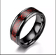 Stainless Steel Black Celtic Dragon Design  With Red  Carbon Fiber Inlay 

Comfort Fit

8mm

Sizes 6-13

Stainless steel
Tarnish Free
Hypoallergenic
Nickel free
All our jewelry is made to last for many years of wear. You can shower and go in a pool with all our stainless steel without fear of Tarnish guaranteed