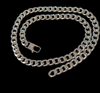 Stainless Steel Heavy Curb Chain
With large lobster Claw Closure