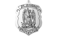 Stainless steel St. Michael Protect Us Chain