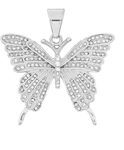 Stainless Steel Butterfly Necklace