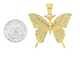 Stainless Steel 18k Gold Plated Butterfly Necklace