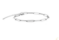Stainless Steel Paperclip Anklet
Fits up to 11 inch
Length 9 inches includes 2 inch extender 