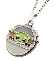 Star Wars: The Mandalorian Grogu (AKA: Baby Yoda/ The Child) Necklace 
Licensed Jewelry 