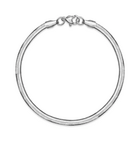 Stainless Steel Herringbone Bracelet
3mm 
Available in sizes 7 and  7.5 inches 