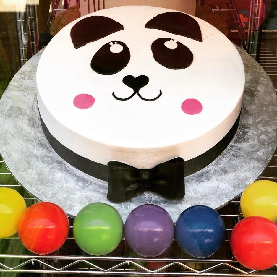 Amazon.com: Panda Bear 9th Happy Birthday Cake Topper panda Theme Zoo Kids  Birthday boy girl Party Decorations Supplies Black Sparkle Decor : Grocery  & Gourmet Food