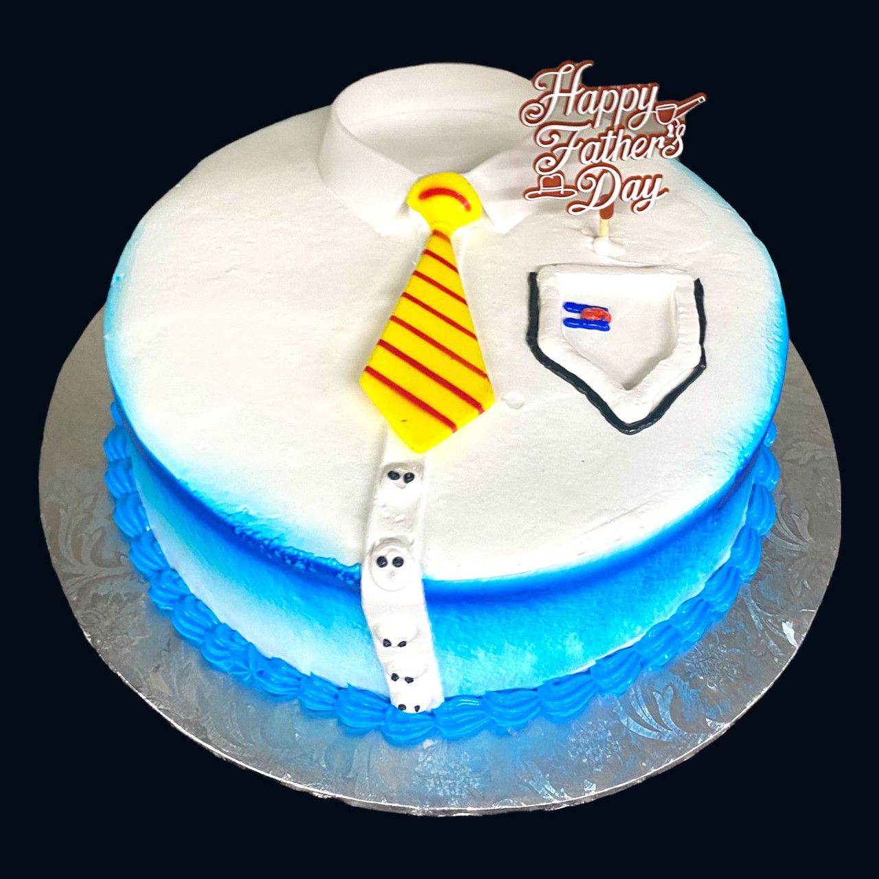 Model# 61402 Father's Day Airbrush Cake - LGV Bakery