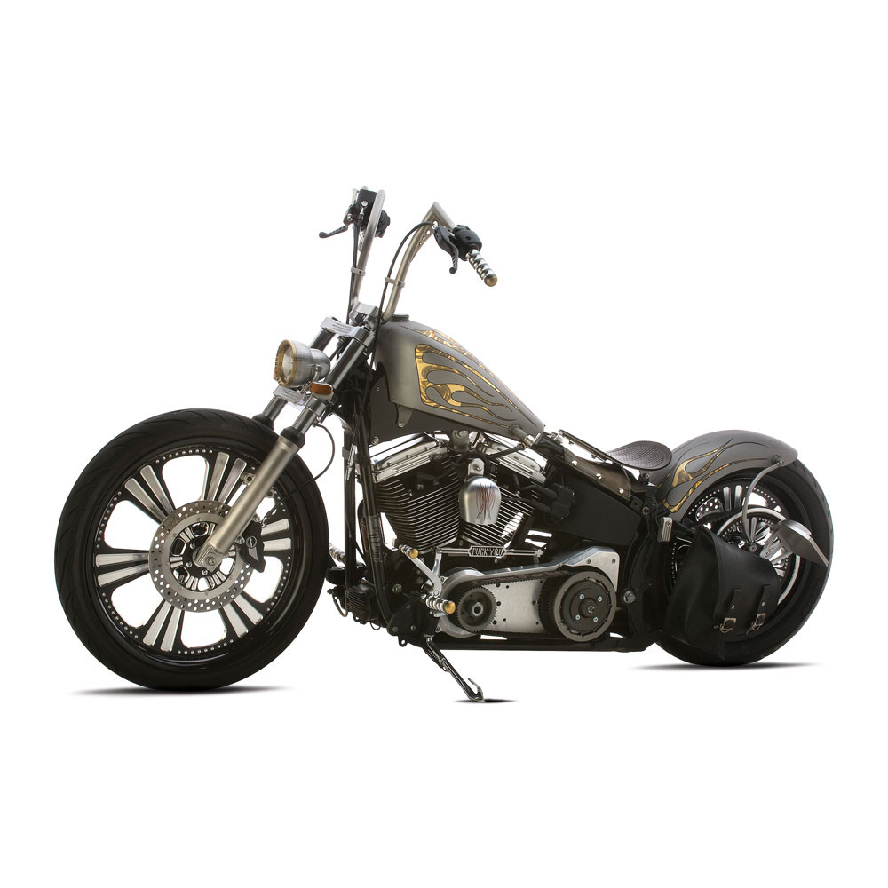 Custom Chrome Lucky Sucker Gas Tank for Harley Softail ...