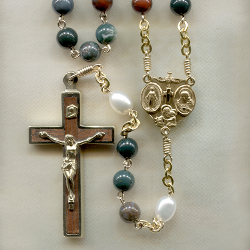 Indian bloodstone rosary