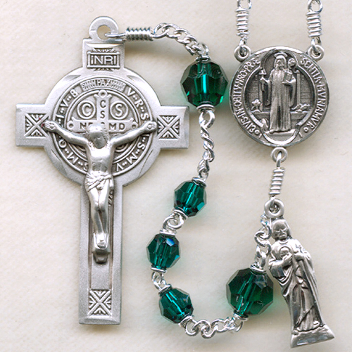 Emerald Crystal rosary