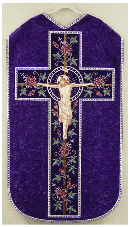 Purple vestment for Ash Wednesday purple vestment, ash wednesday vestment
