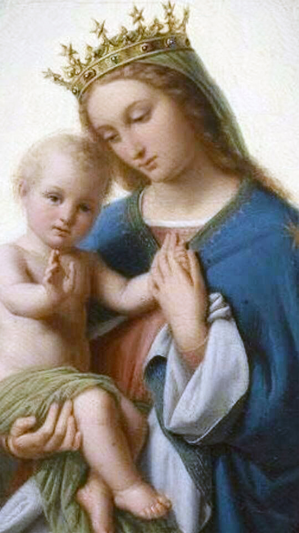 blessed virgin mary, madonna and child