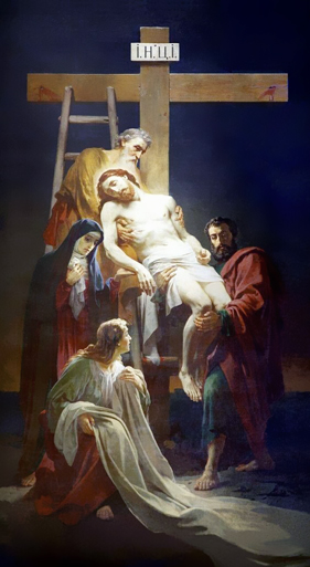 Christ is taken down from the cross