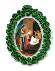 Christmas relic badge christmas badge, christmas relic badge, crib relic