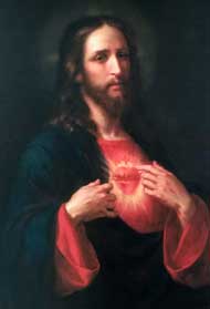 sacred heart of jesus painging, ibarraran