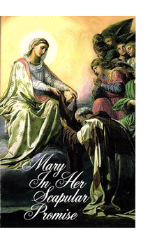 Mary in Her Scapular Promise Mary in her scapular promise