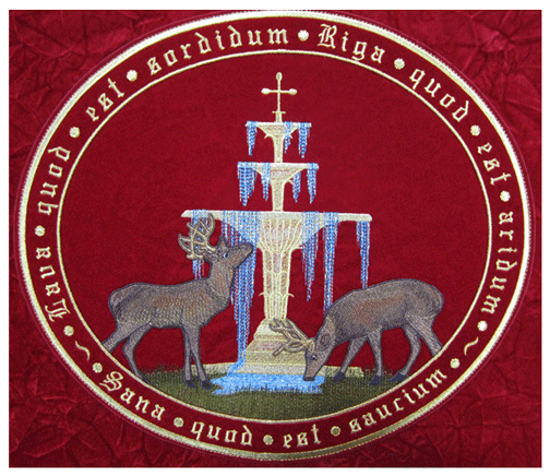 Applque for the humeral veil pentecost applique