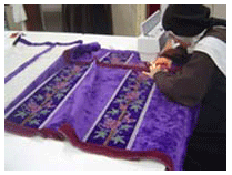 Sister sewing purple antipendium purple antipendium, lent antipendium