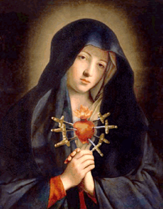 immaculate heart of mary, sorrowful and immaculate heart, our lady of sorrows