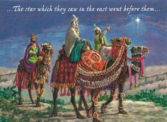 Sisters of Carmel: Star Over Bethlehem Christmas Card