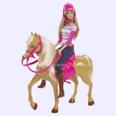 barbie tawny horse