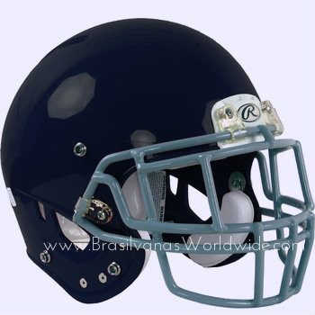 Without Face Mask Rawlings NRG Adult Force Football Helmet Gray 