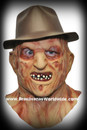 Freddy Krueger Horror Mask w/Hat Halloween Costume Mascara